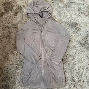 Gentle Fawn Rayon Blend Hooded Cardigan Long Sleeve Knitwear Cozy Layering Piece